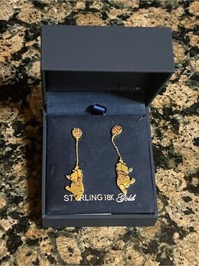 Crislu Winnie the Pooh Earrings